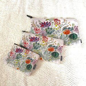 Set of 3 Succulent Packing Organizers/Cubes/Bags